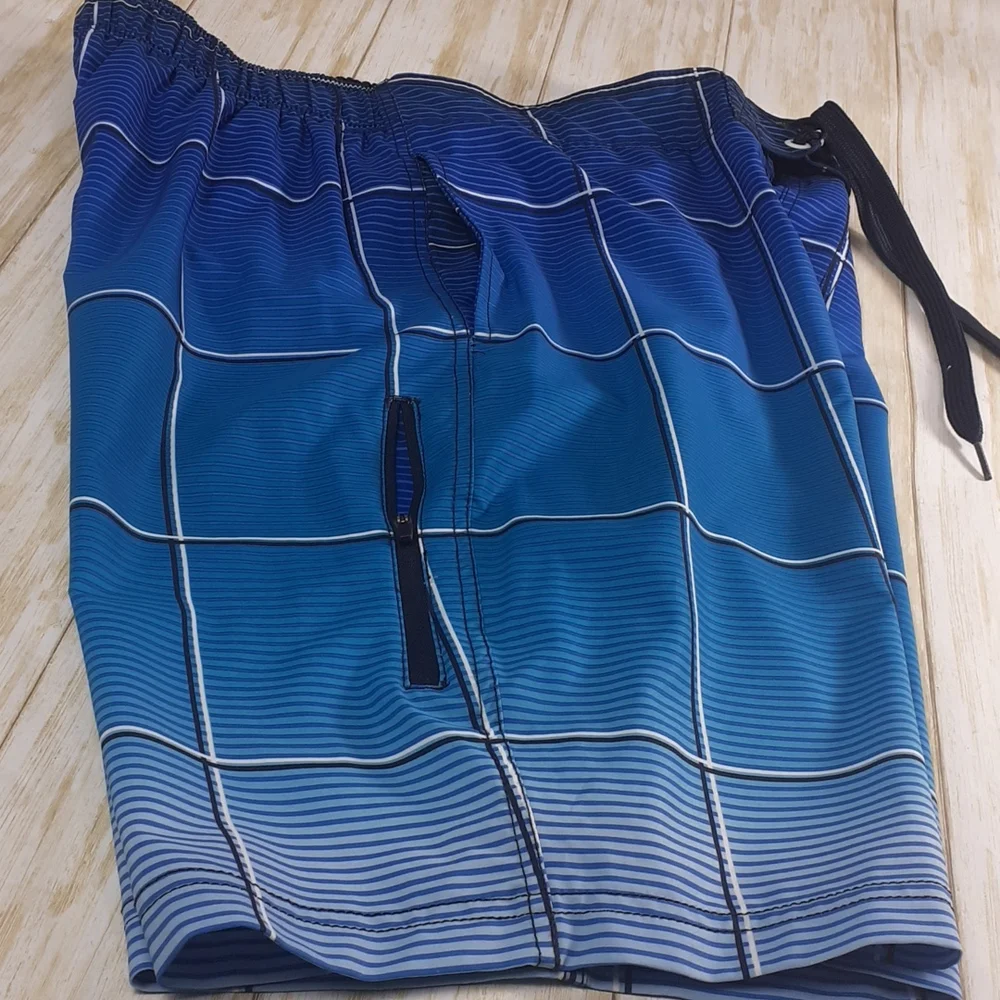 OP Men's Swim Trunks Size M (32-34) Blue - Picture 5 of 10